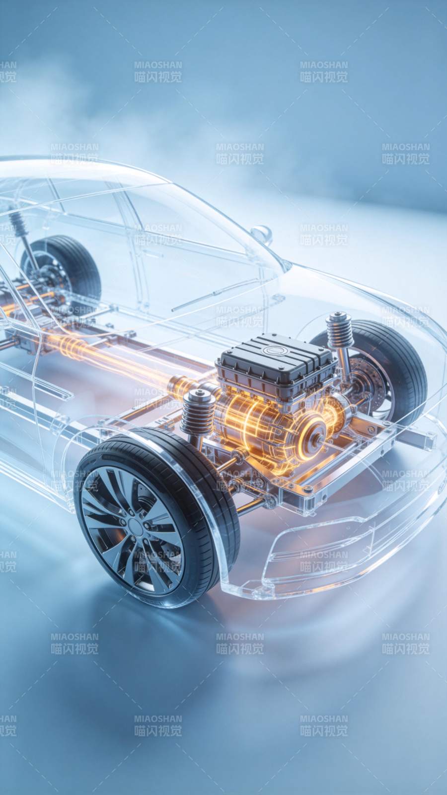 未来电动轿车结构图片