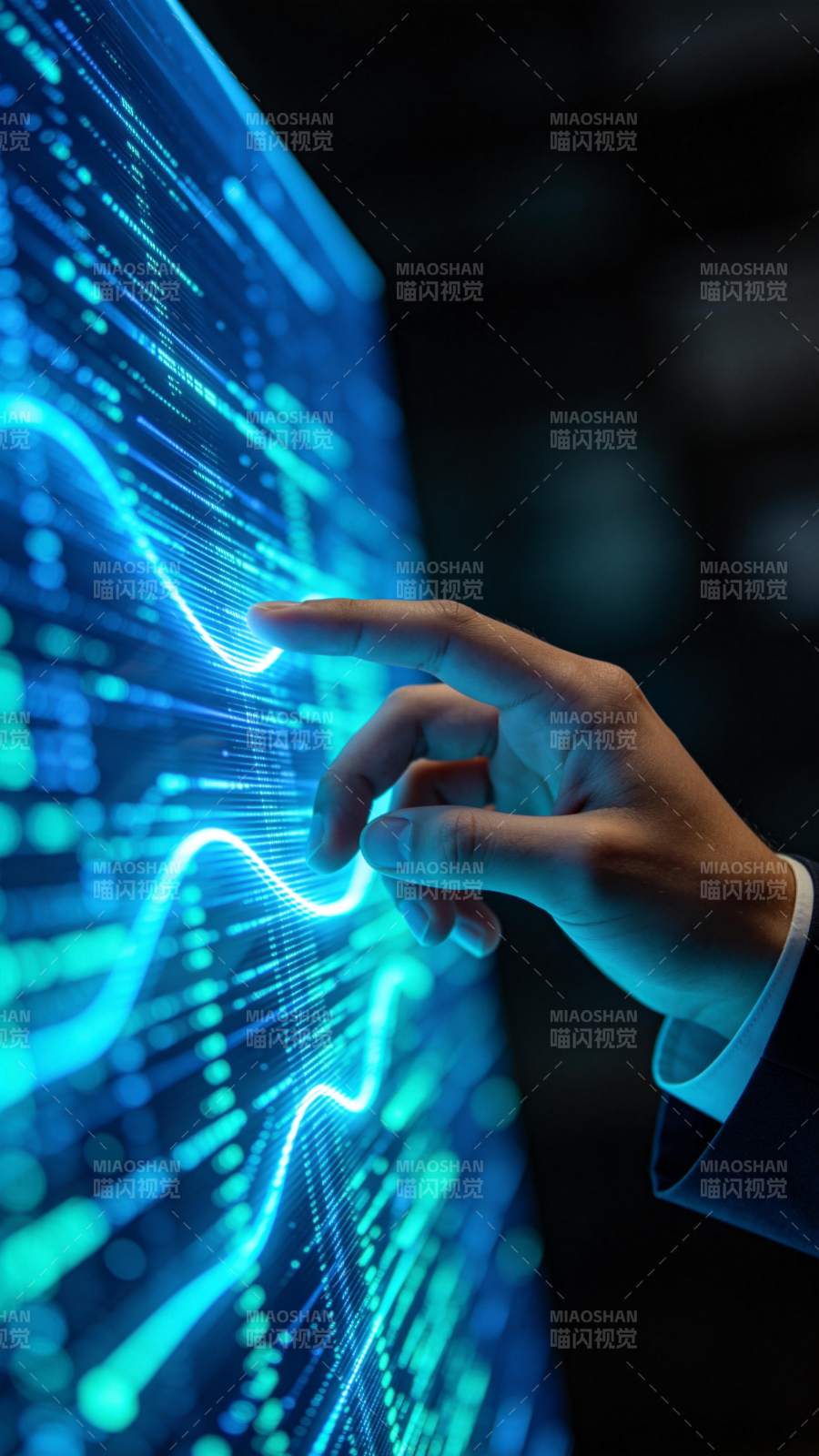 数据触控未来图片