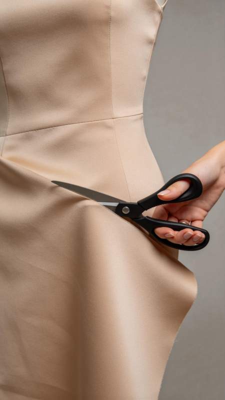 剪裁优雅裙摆图片