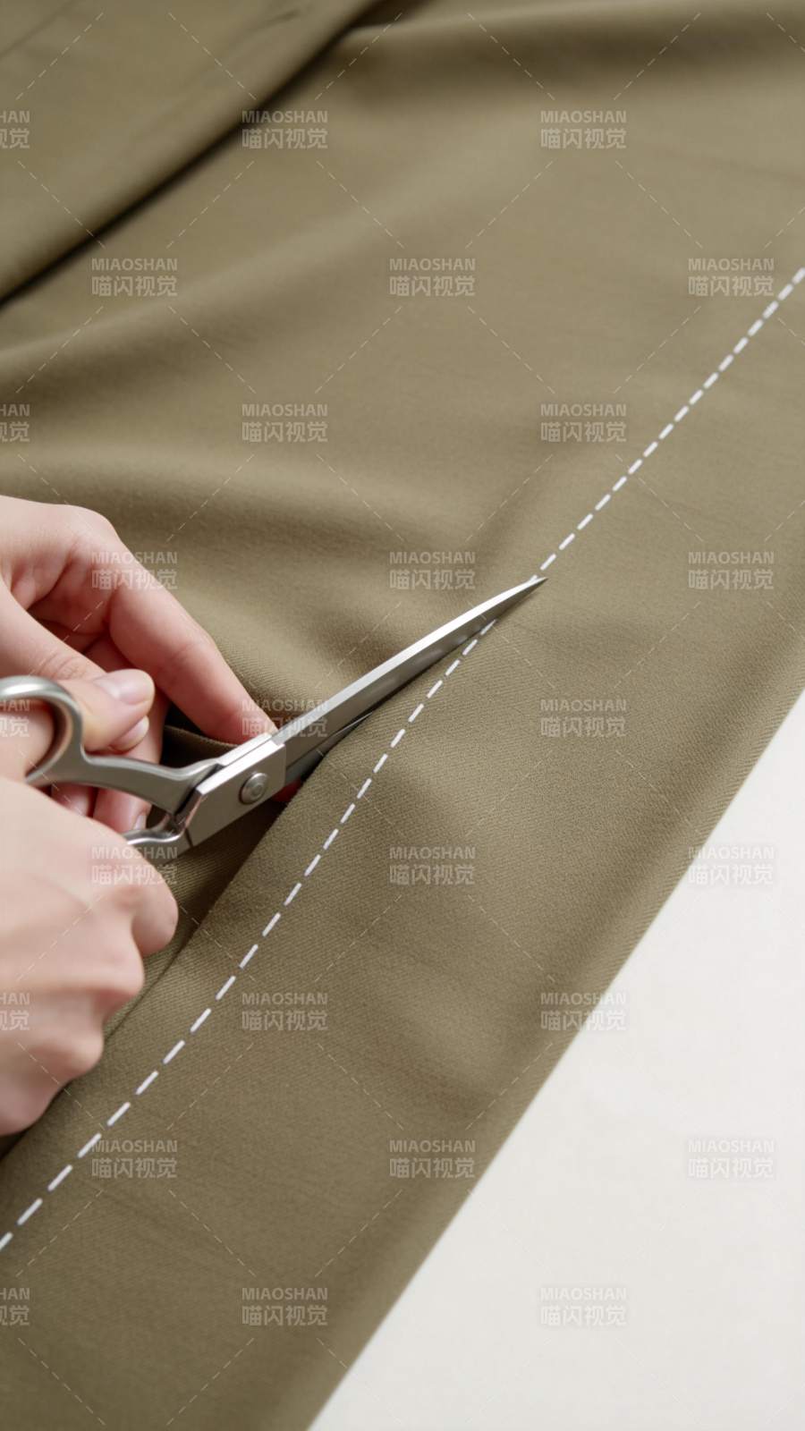 裁剪布料图片