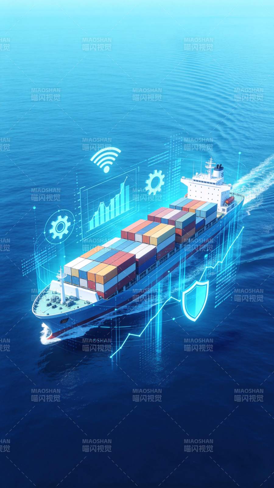 智能航运未来图片