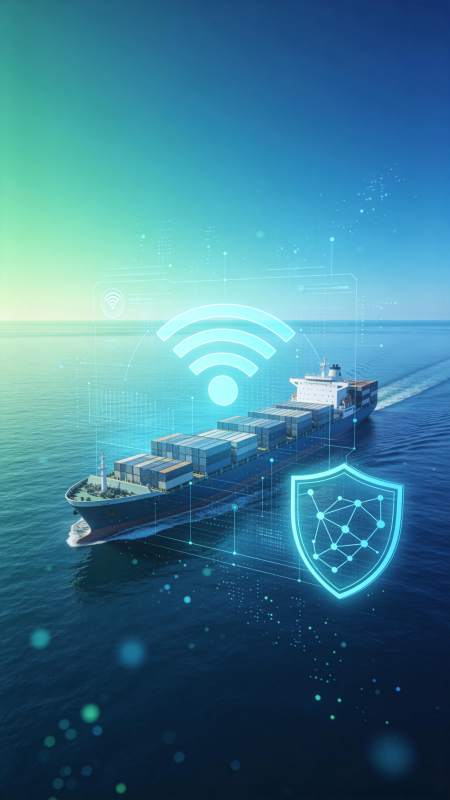 智能航运安全护航图片