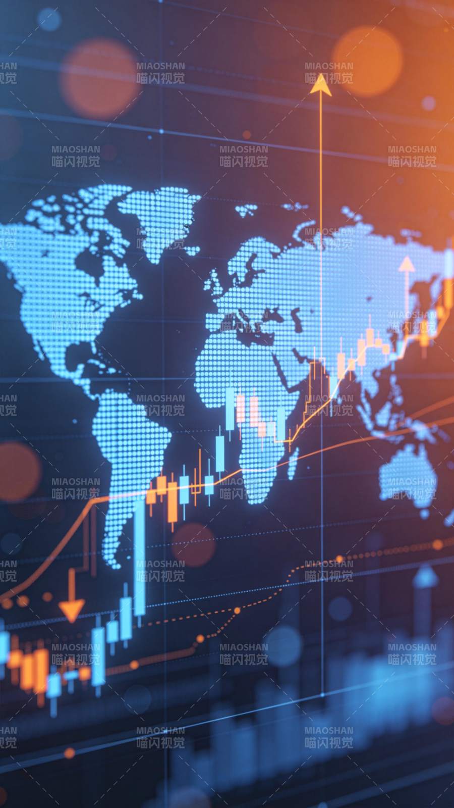 全球股市趋势图图片