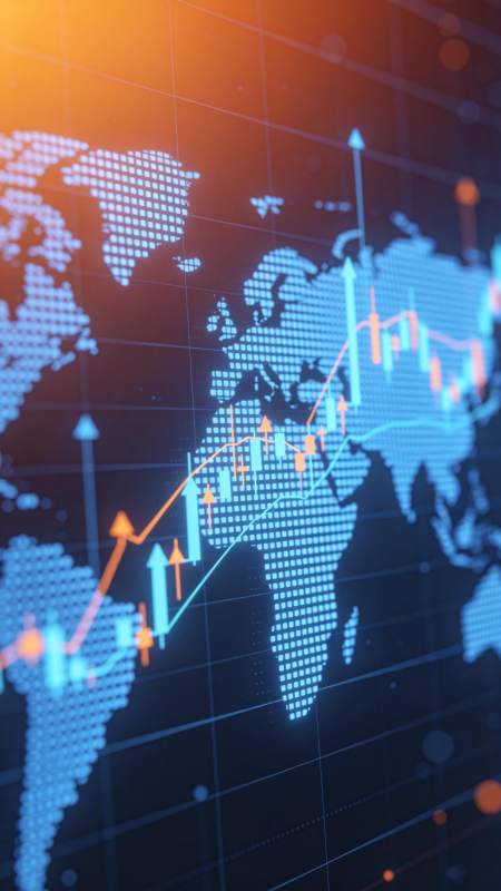 全球股市趋势图图片