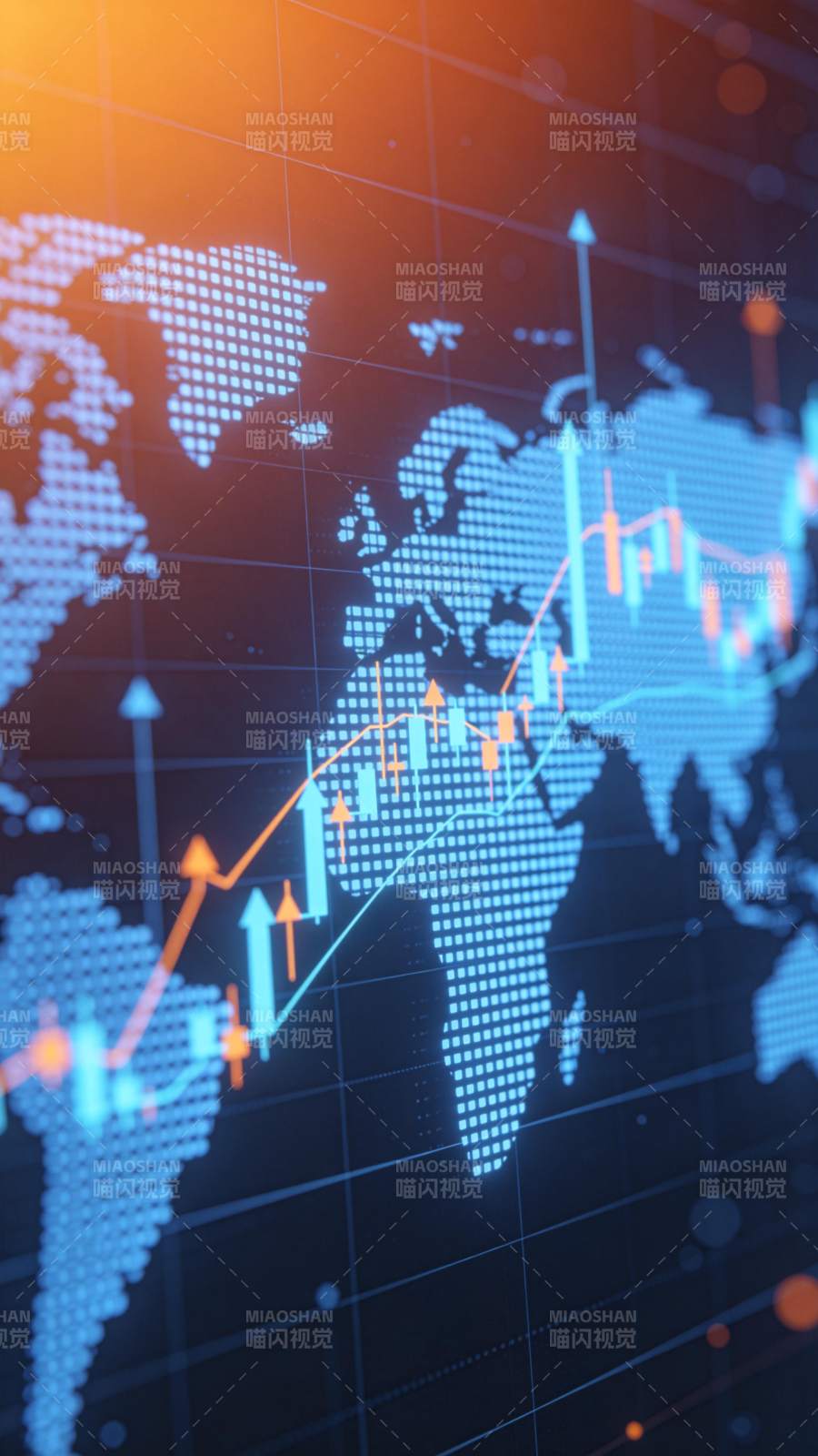 全球股市趋势图图片