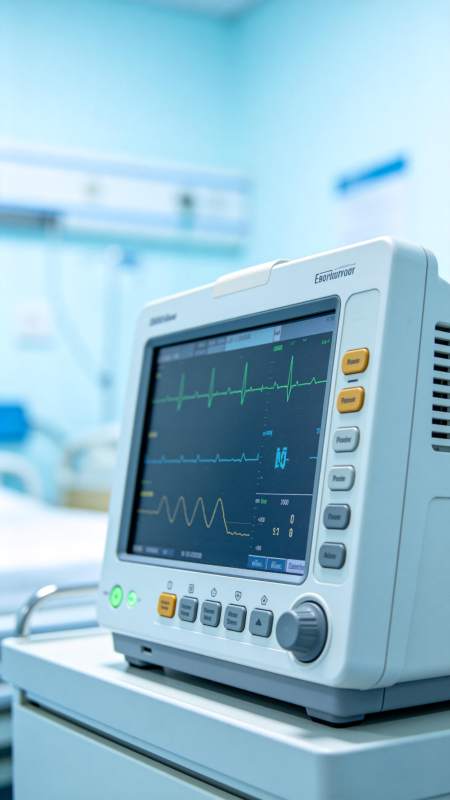 心电监护仪显示生命体征图片