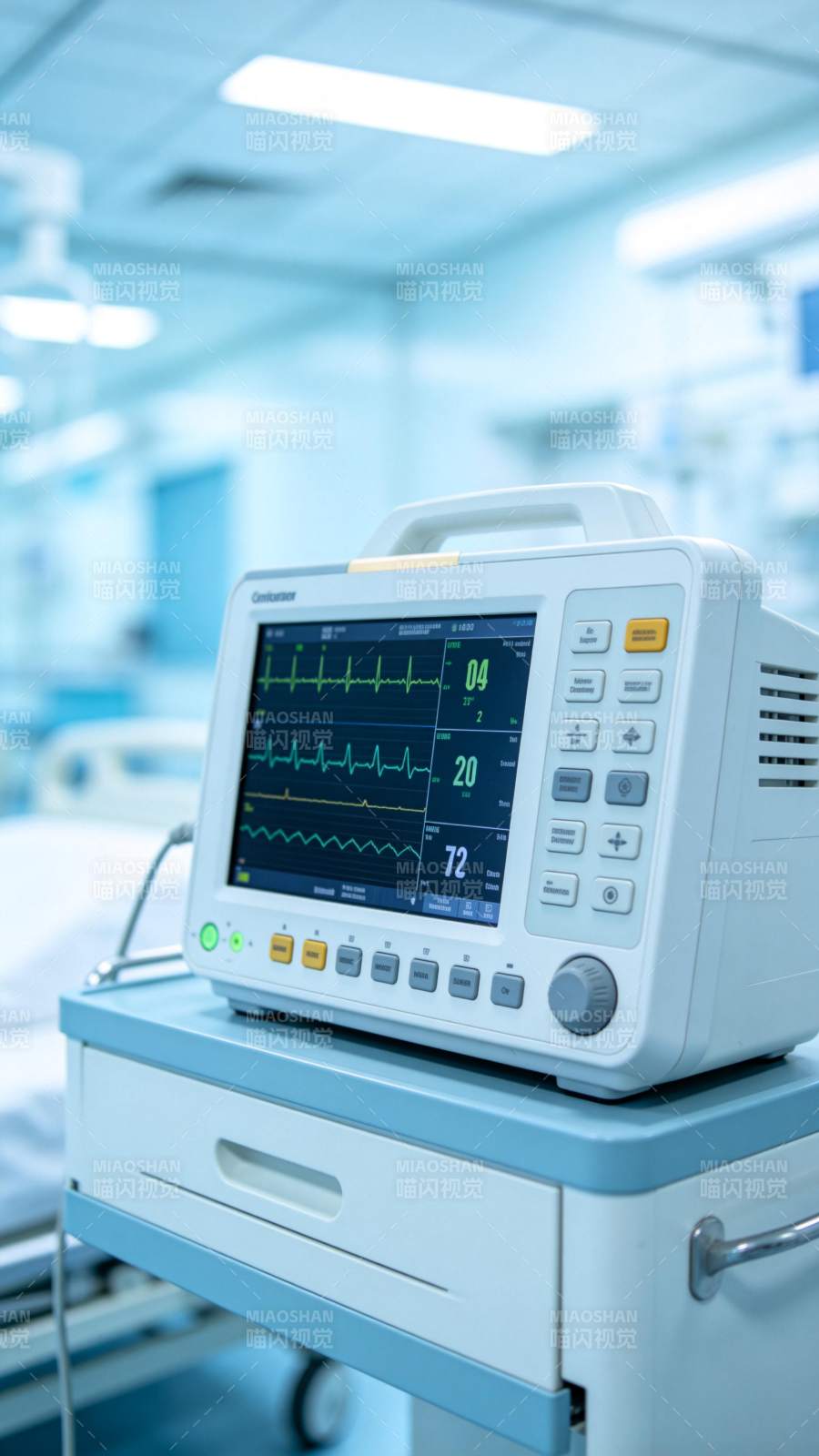 监护仪显示生命体征图片