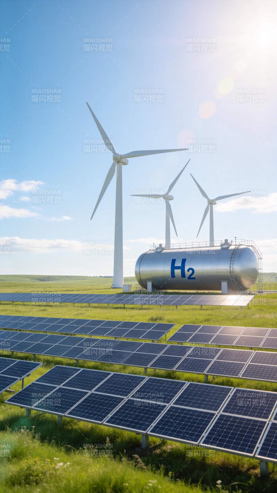 绿能氢储 风光互补图片