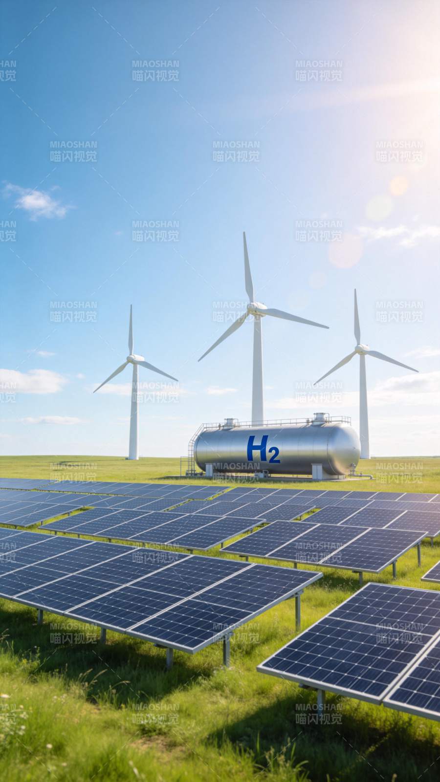 绿能氢储 风光互补图片
