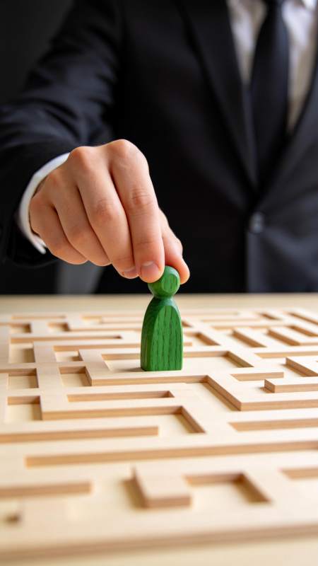 迷宫中的抉择图片