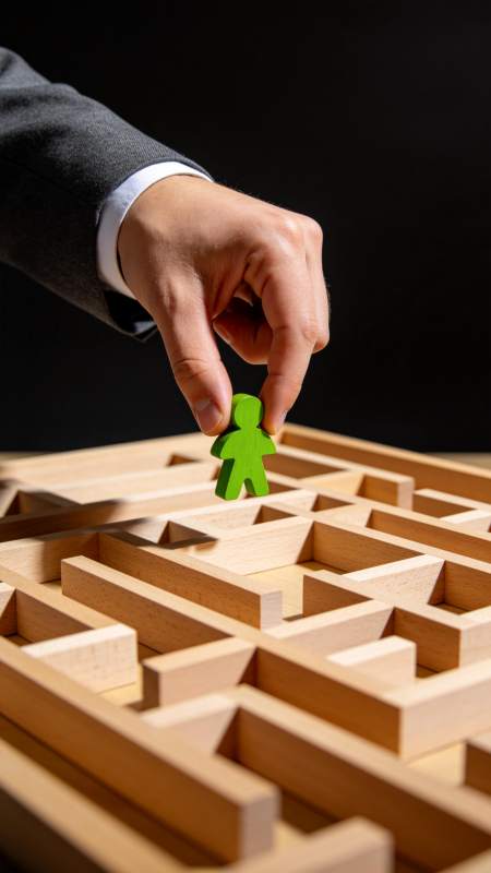 迷宫中的抉择图片