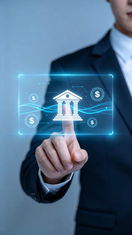 金融科技未来触控图片