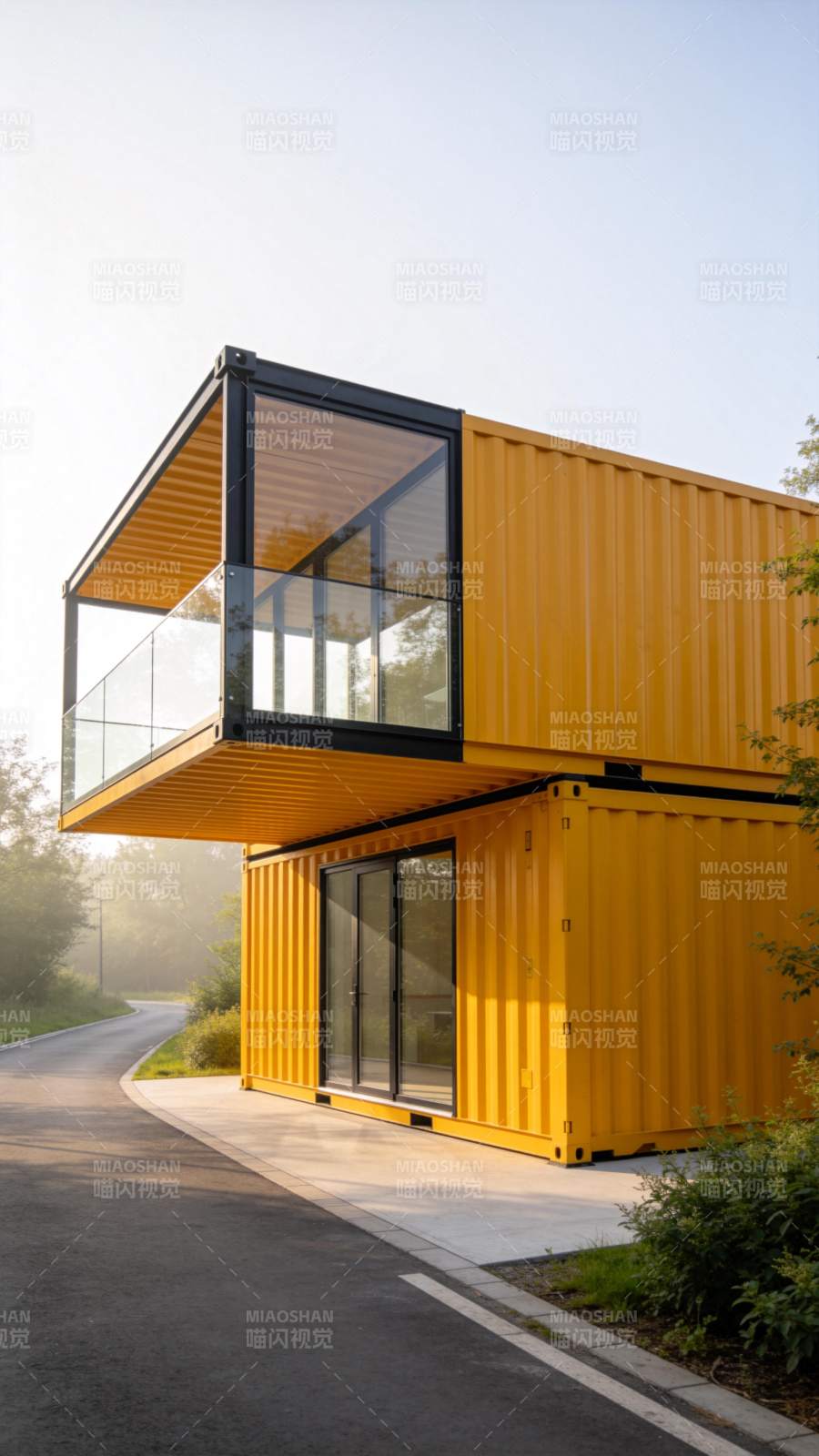 集装箱现代居所图片