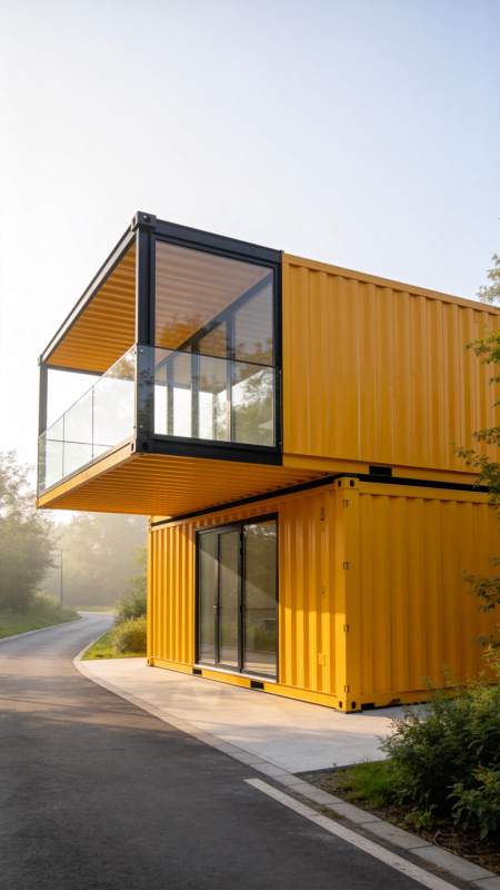 集装箱现代居所图片
