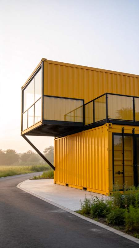 集装箱现代居所图片