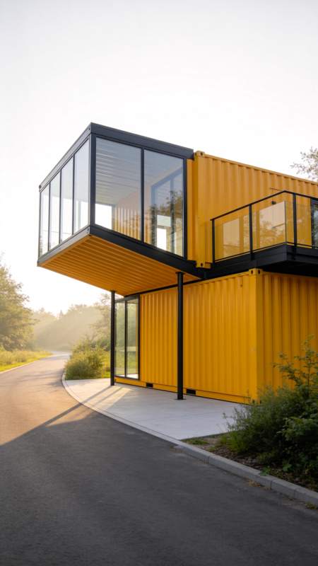 集装箱现代居所图片