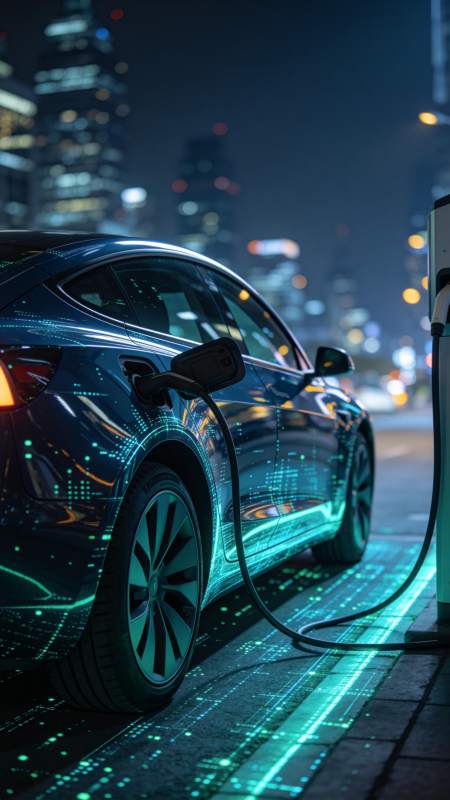 夜幕充电 未来已来图片