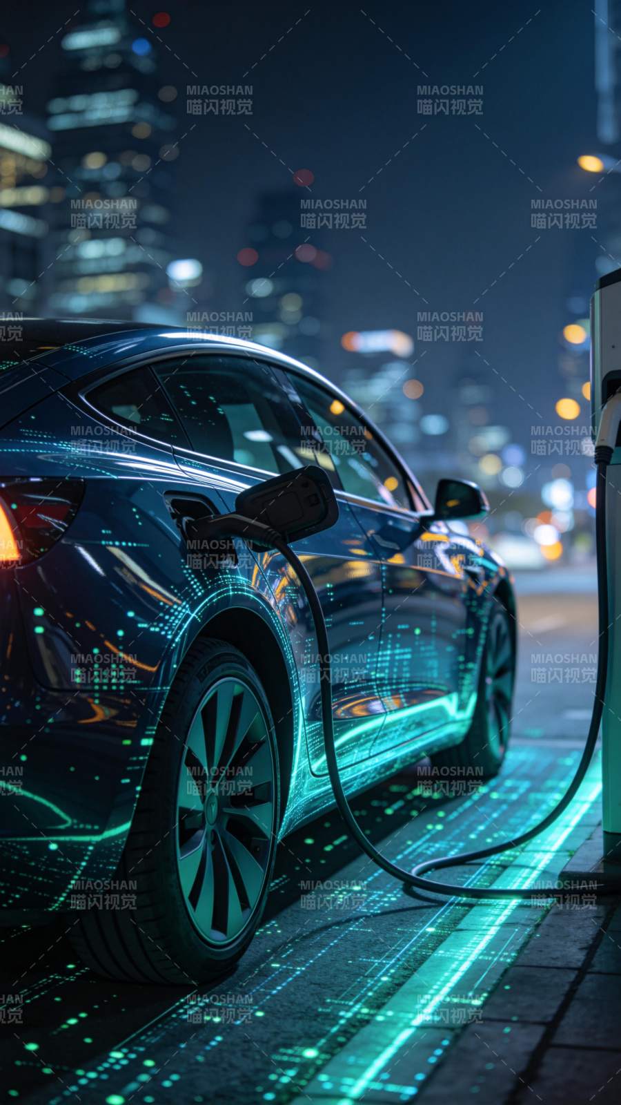 夜幕充电 未来已来图片