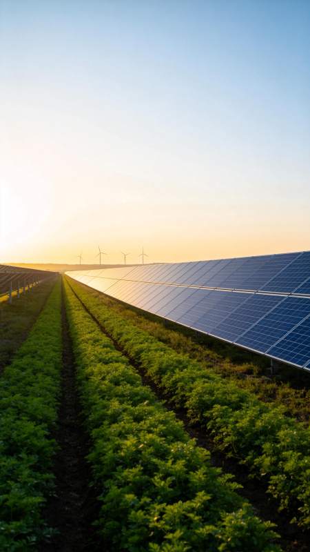 光伏农田共融景图片