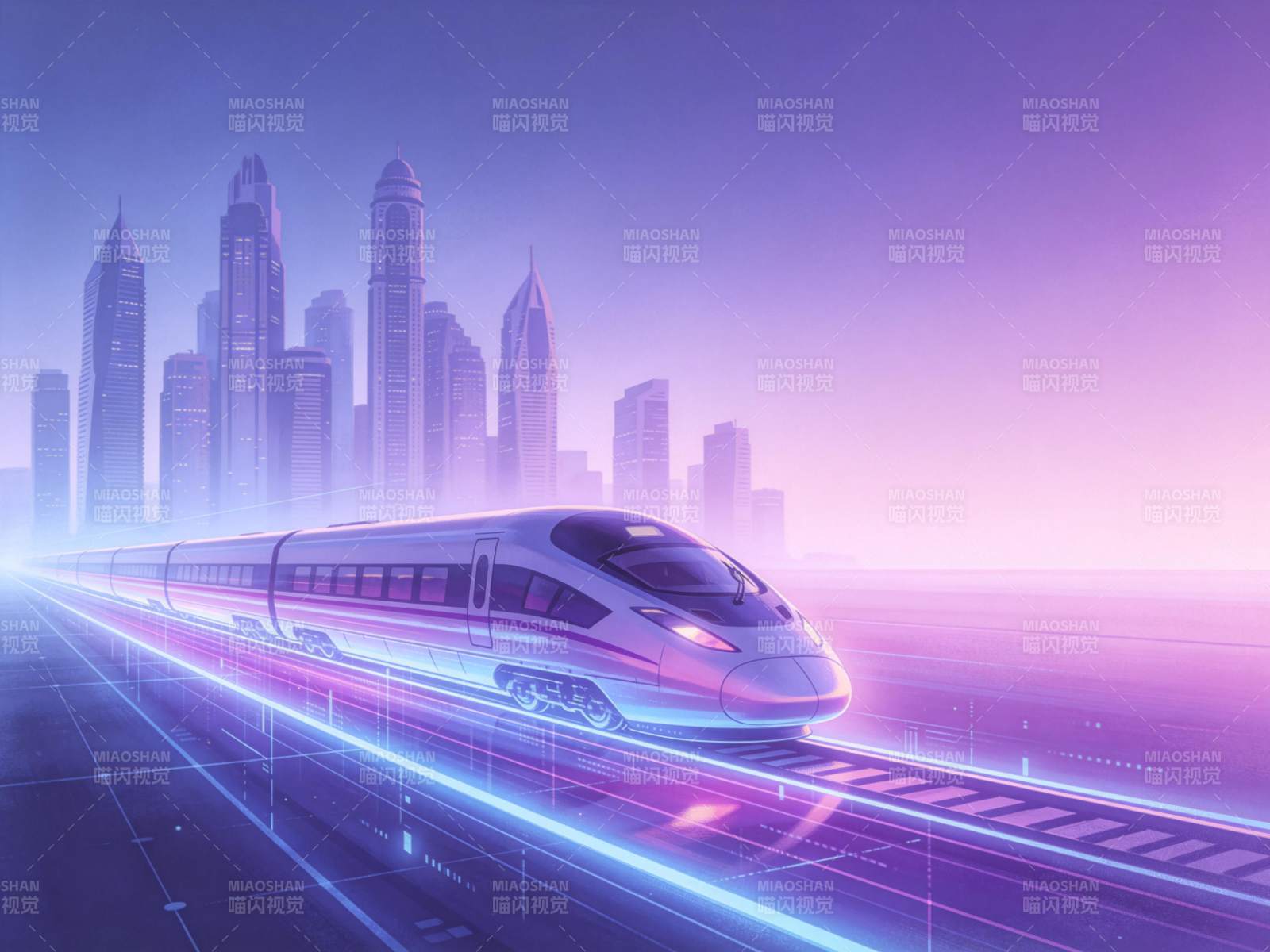 未来高速列车图片