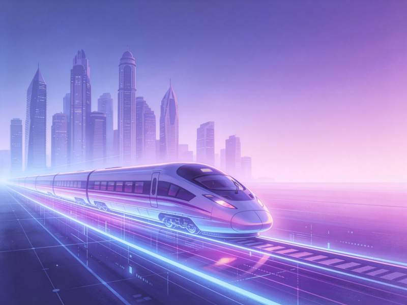 未来高速列车图片