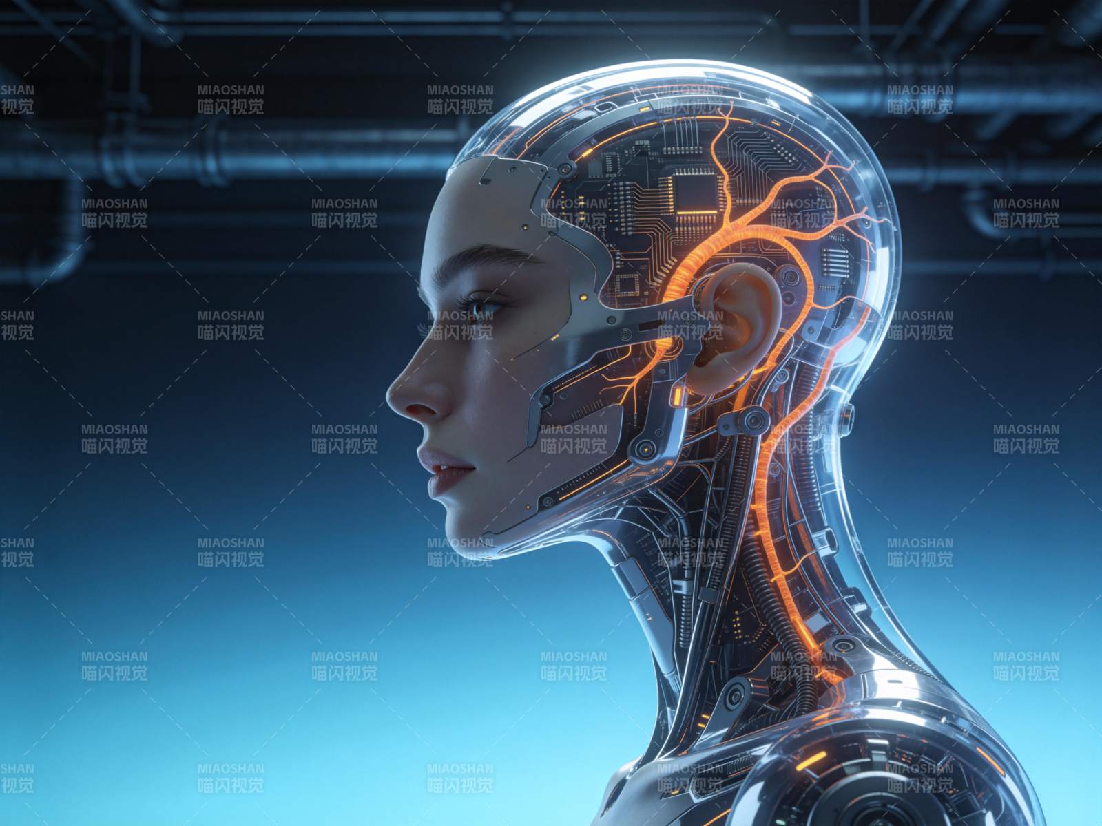 未来科技人形图片