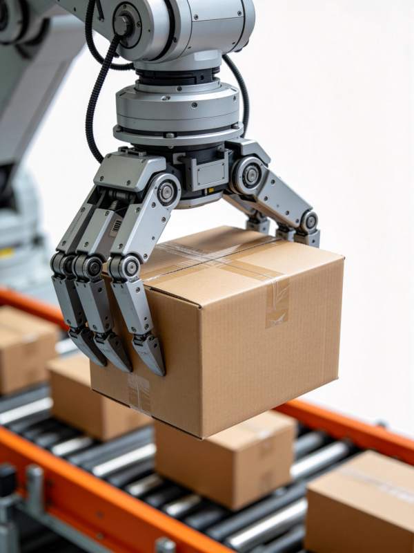 机械臂搬运纸箱图片