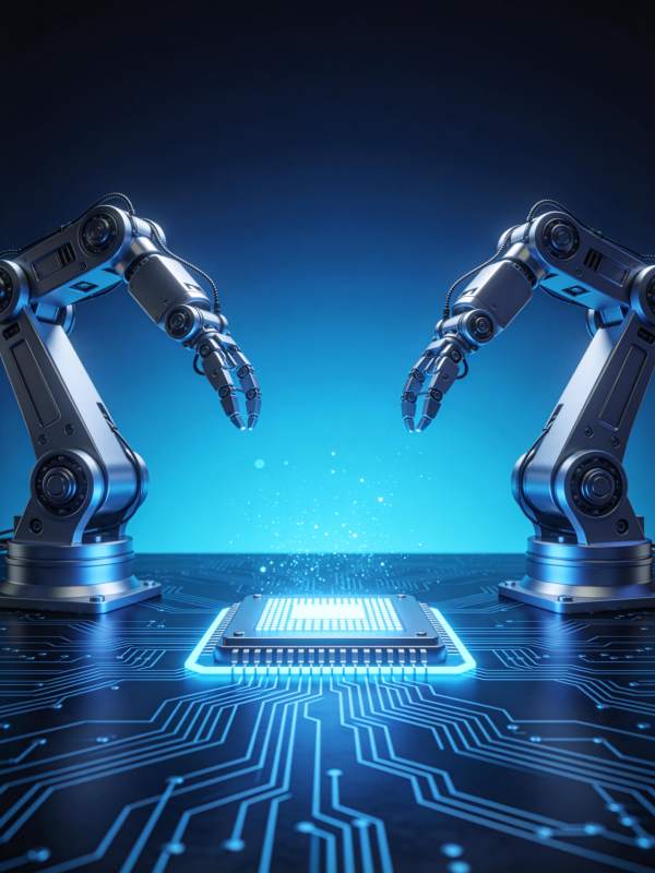 智能芯片未来科技图片