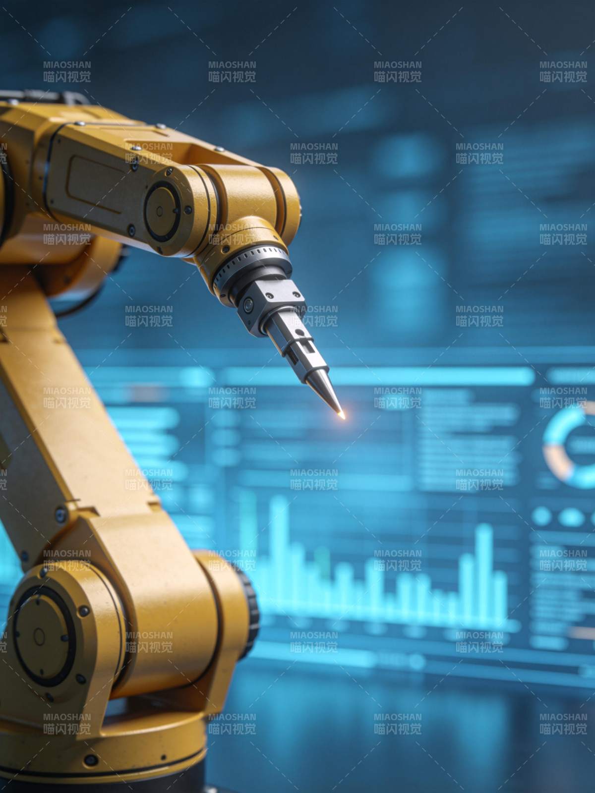 智能机械臂操作图片