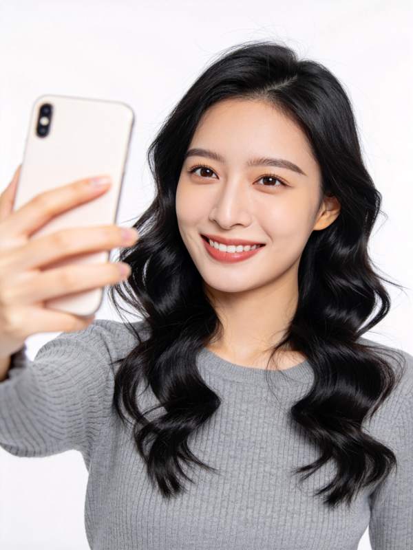 微笑自拍 美丽瞬间图片