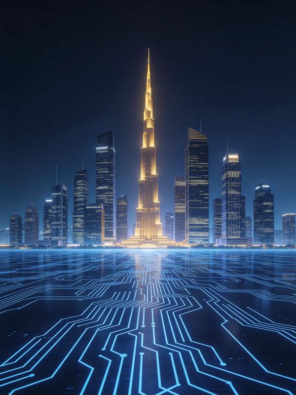 未来都市夜景图片