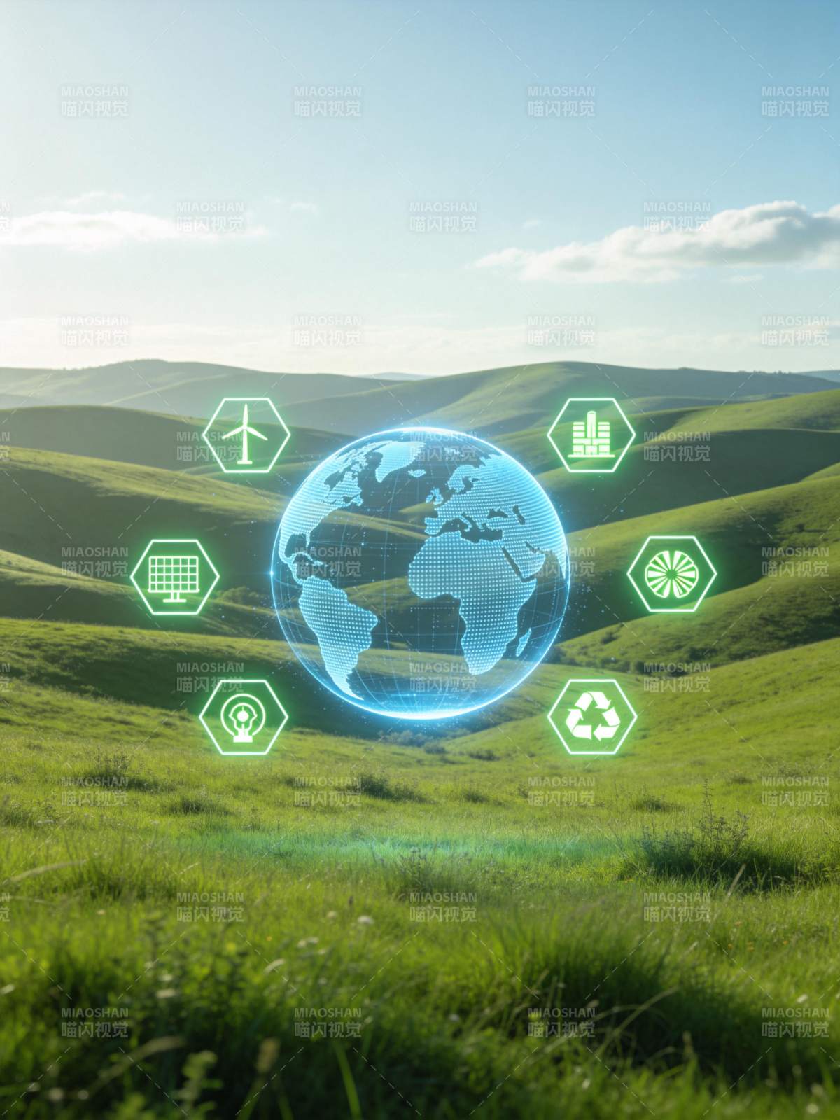 绿色地球 生态未来图片