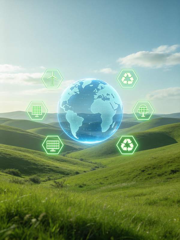 绿色地球 科技共生图片