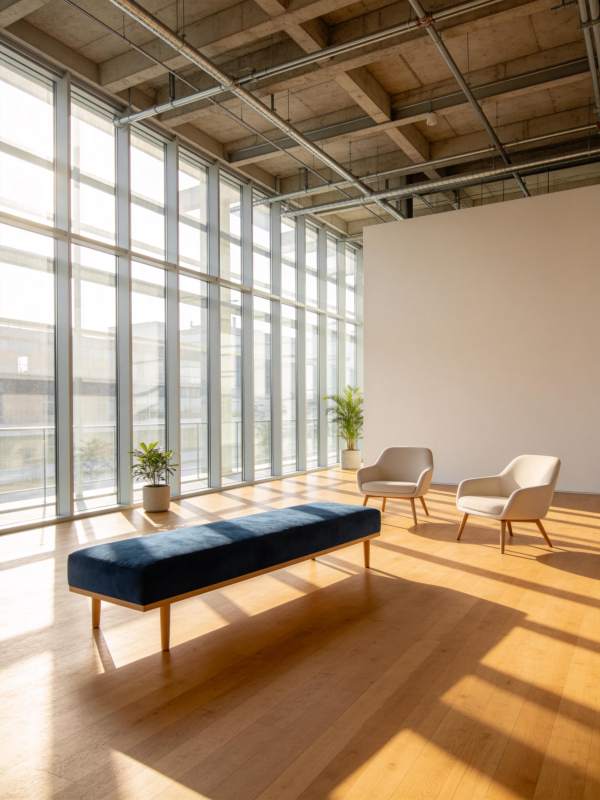 现代简约客厅一角图片