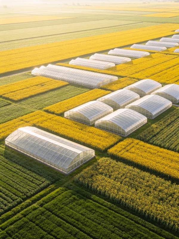 田园温室风光图片