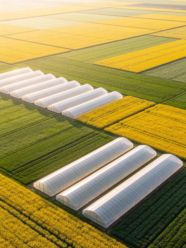 田园温室画卷图片