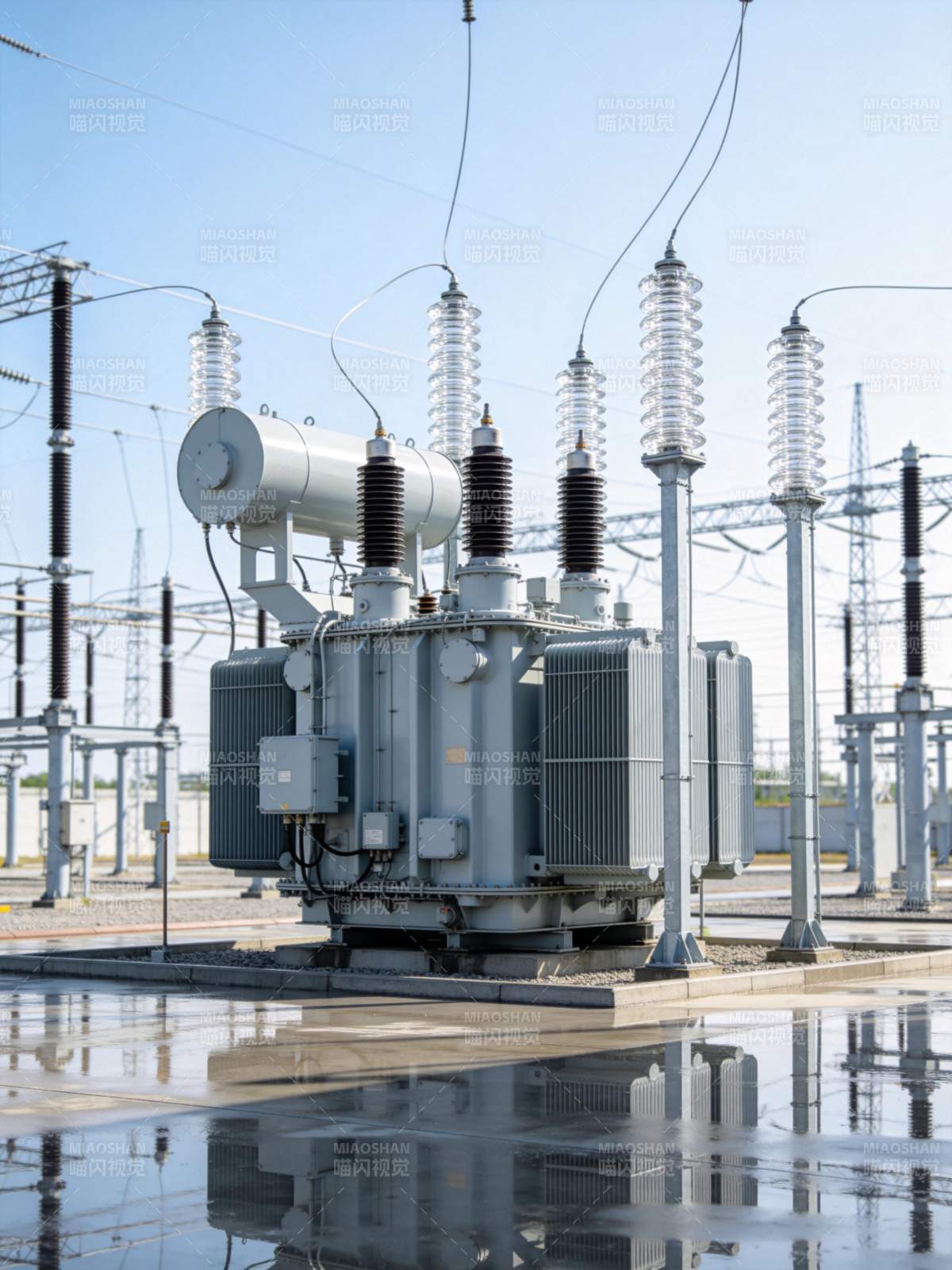 电力变压器站图片