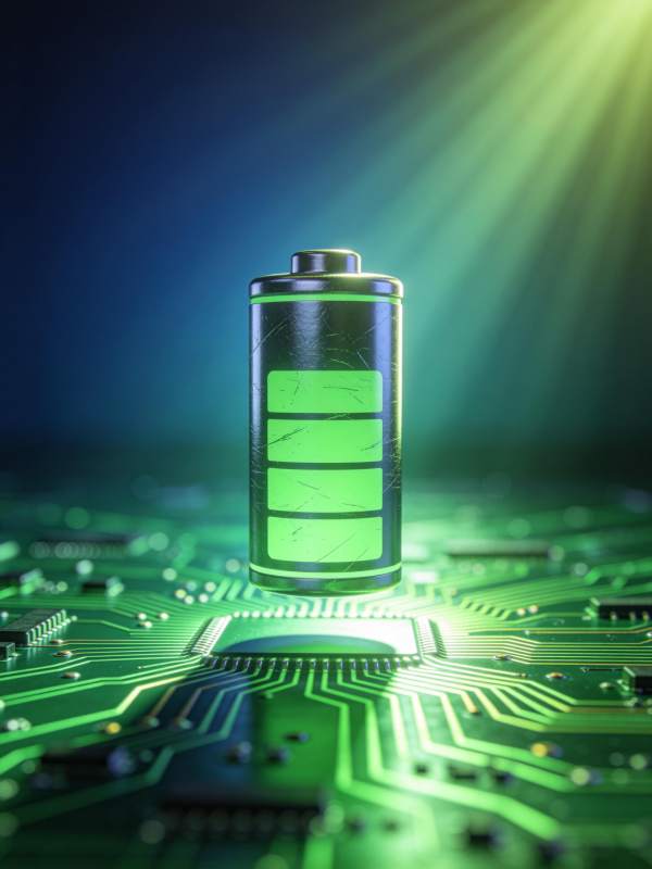 绿色能源电池图片