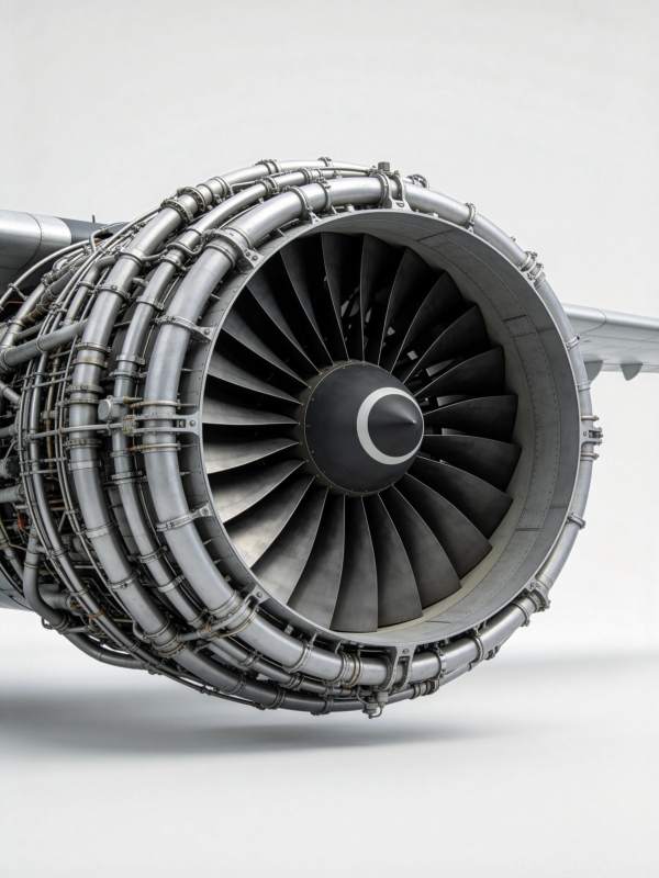 飞机引擎特写图片