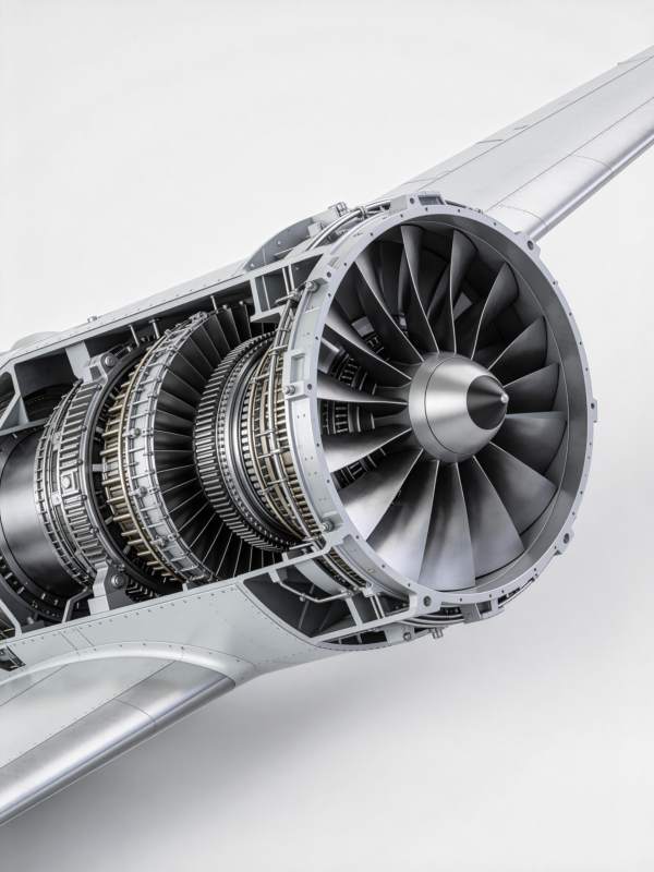 涡轮发动机剖面图图片