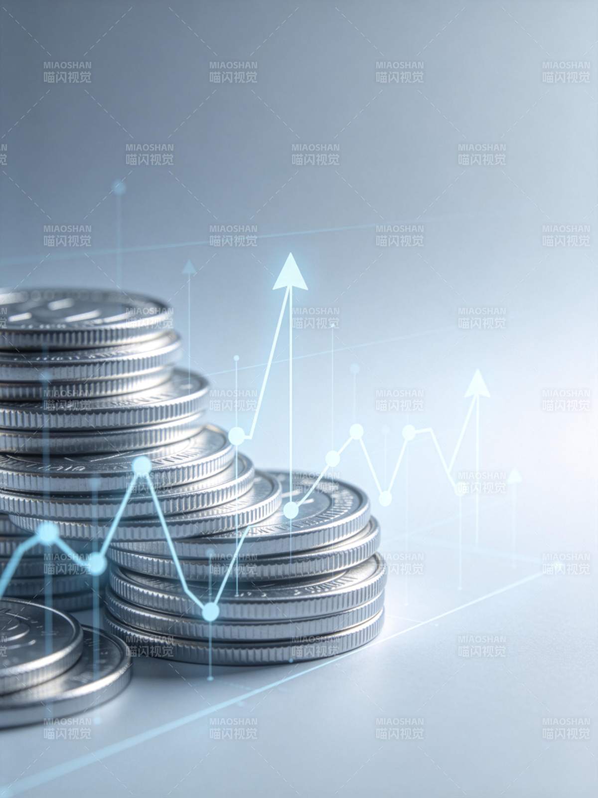 财富增长趋势图图片