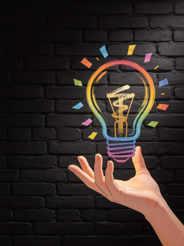 创意点亮未来图片