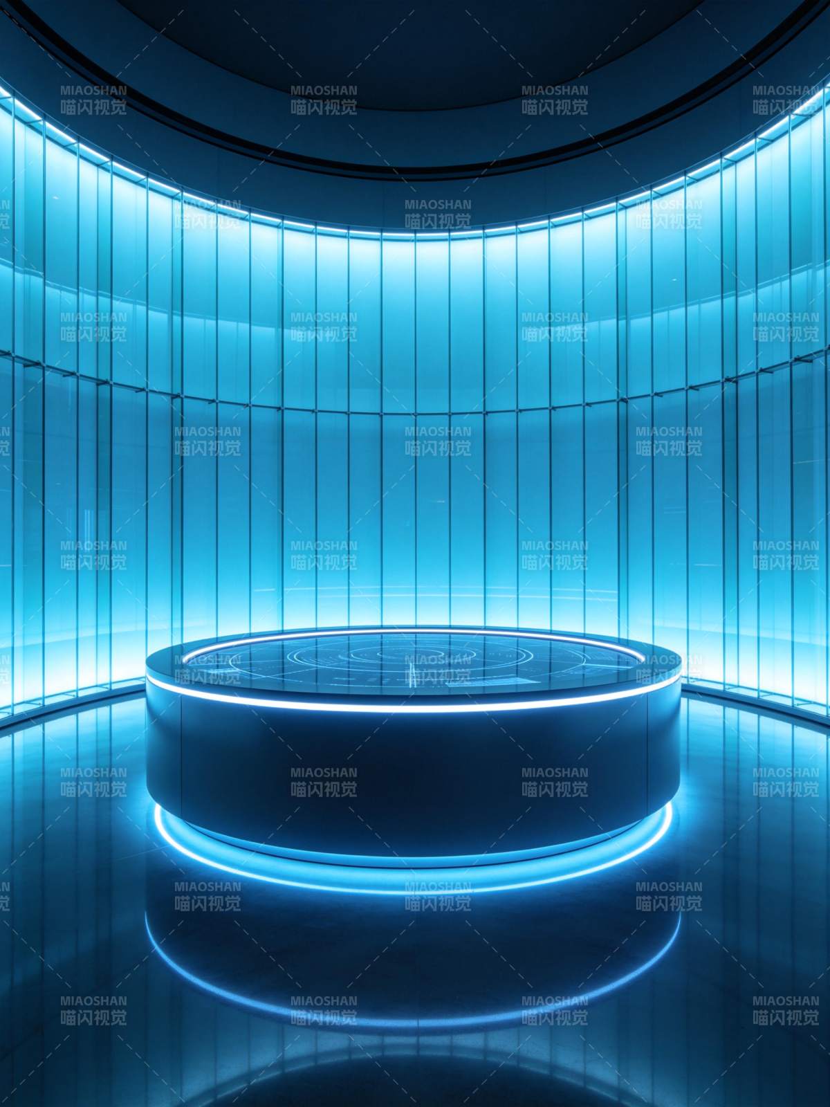 未来科技展示台图片