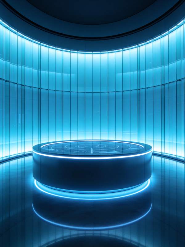 未来科技展示台图片