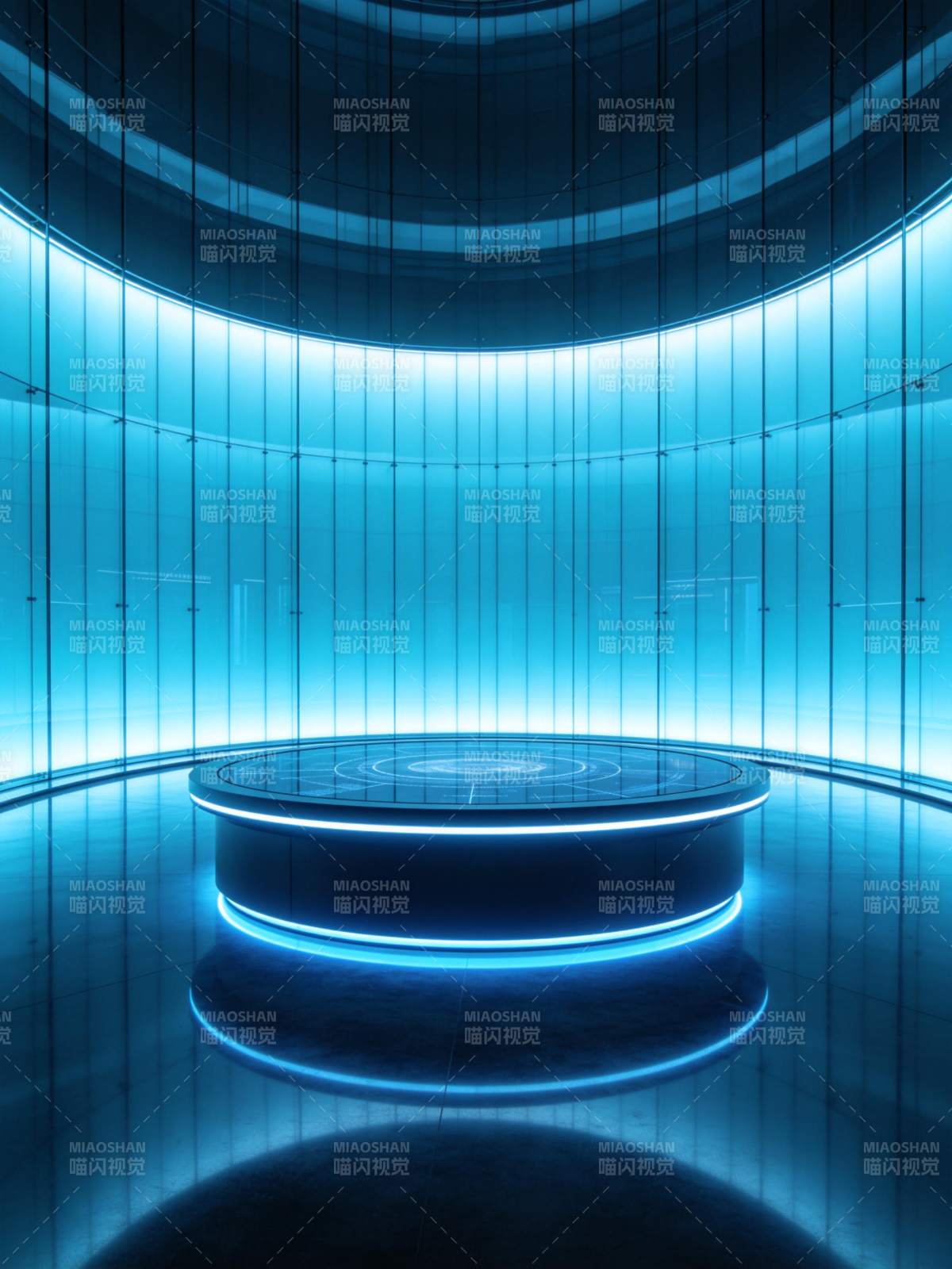 未来科技展示台图片