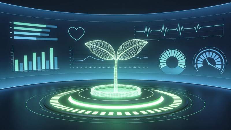 科技绿芽 未来生长图片