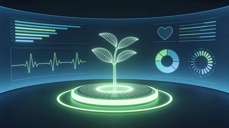 科技孕育绿色未来图片