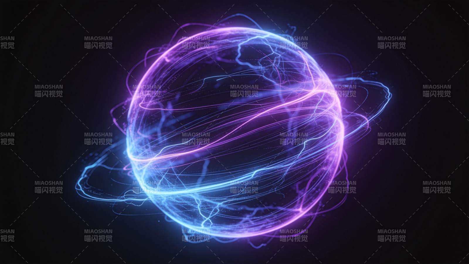 霓虹能量球图片