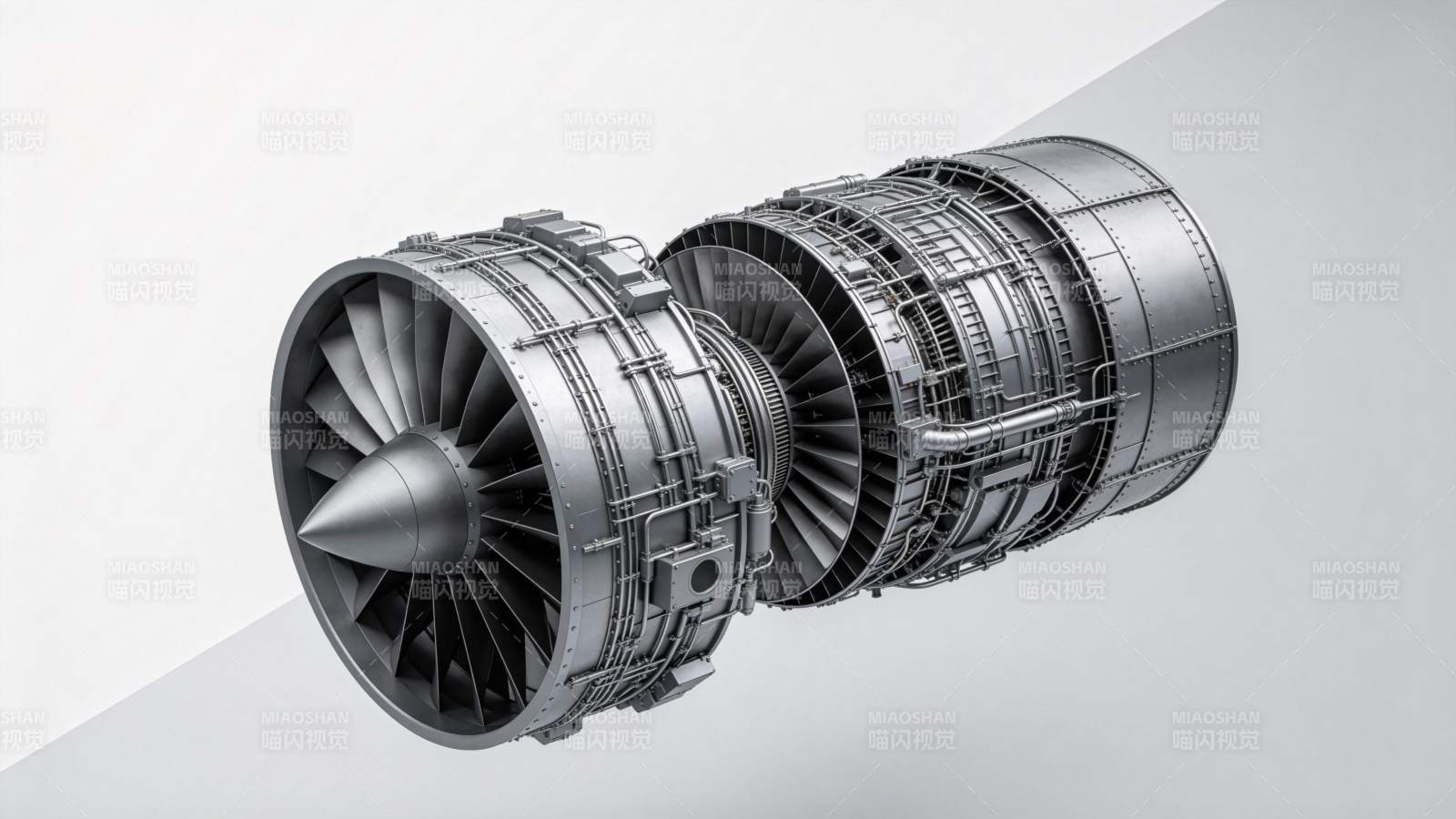 航空发动机特写图片
