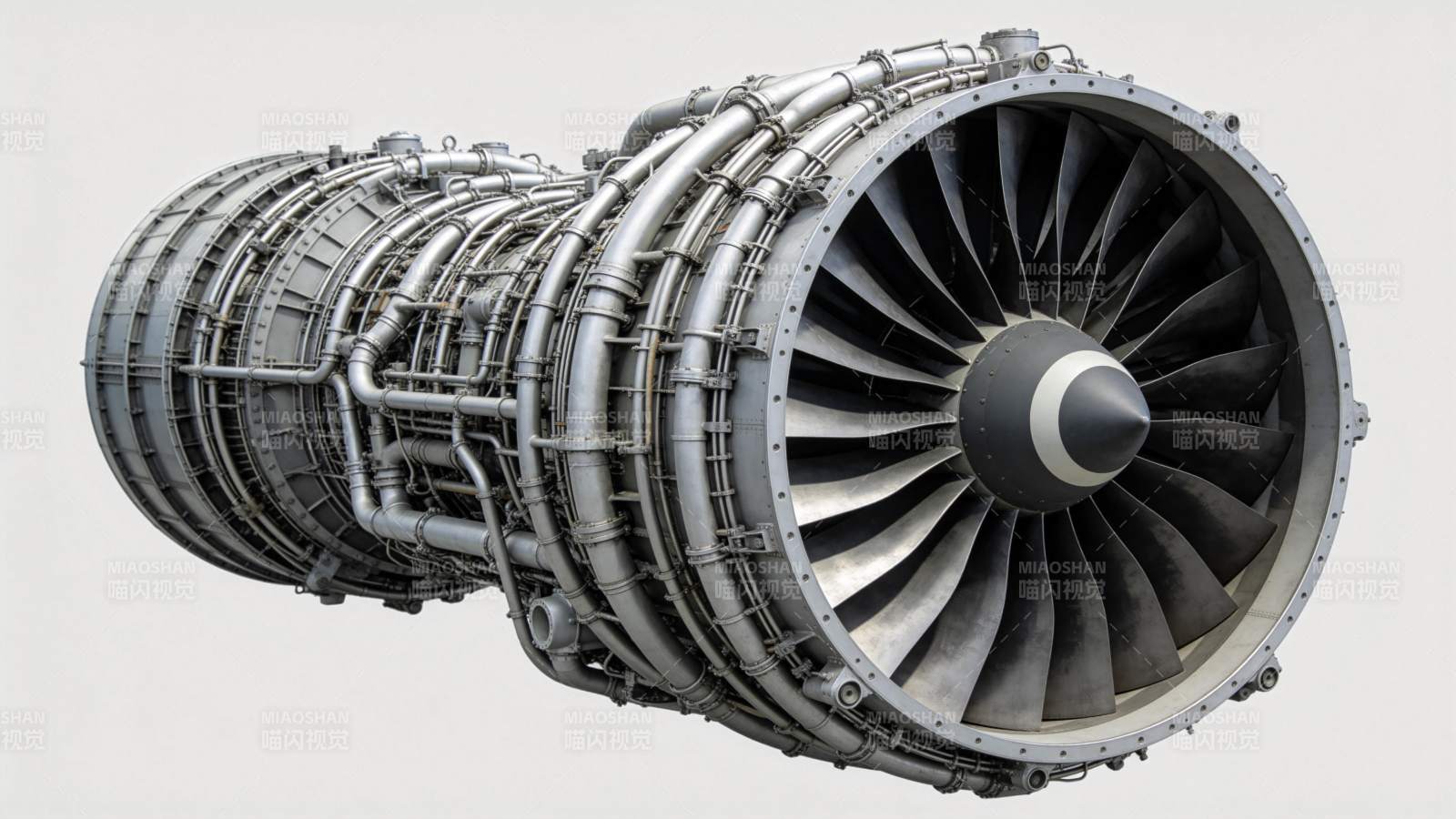 航空发动机特写图片